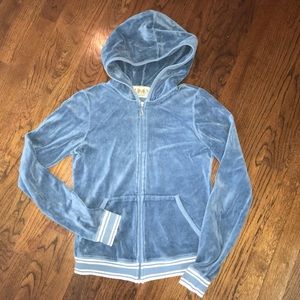 Juicy Couture Velour Zip-Up Hoodie